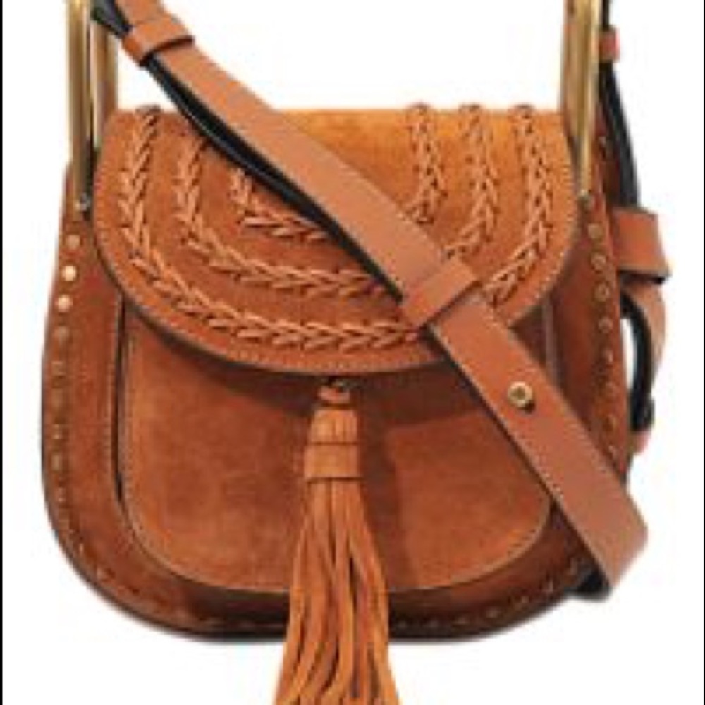 Chloe Hudson mini in camel suede